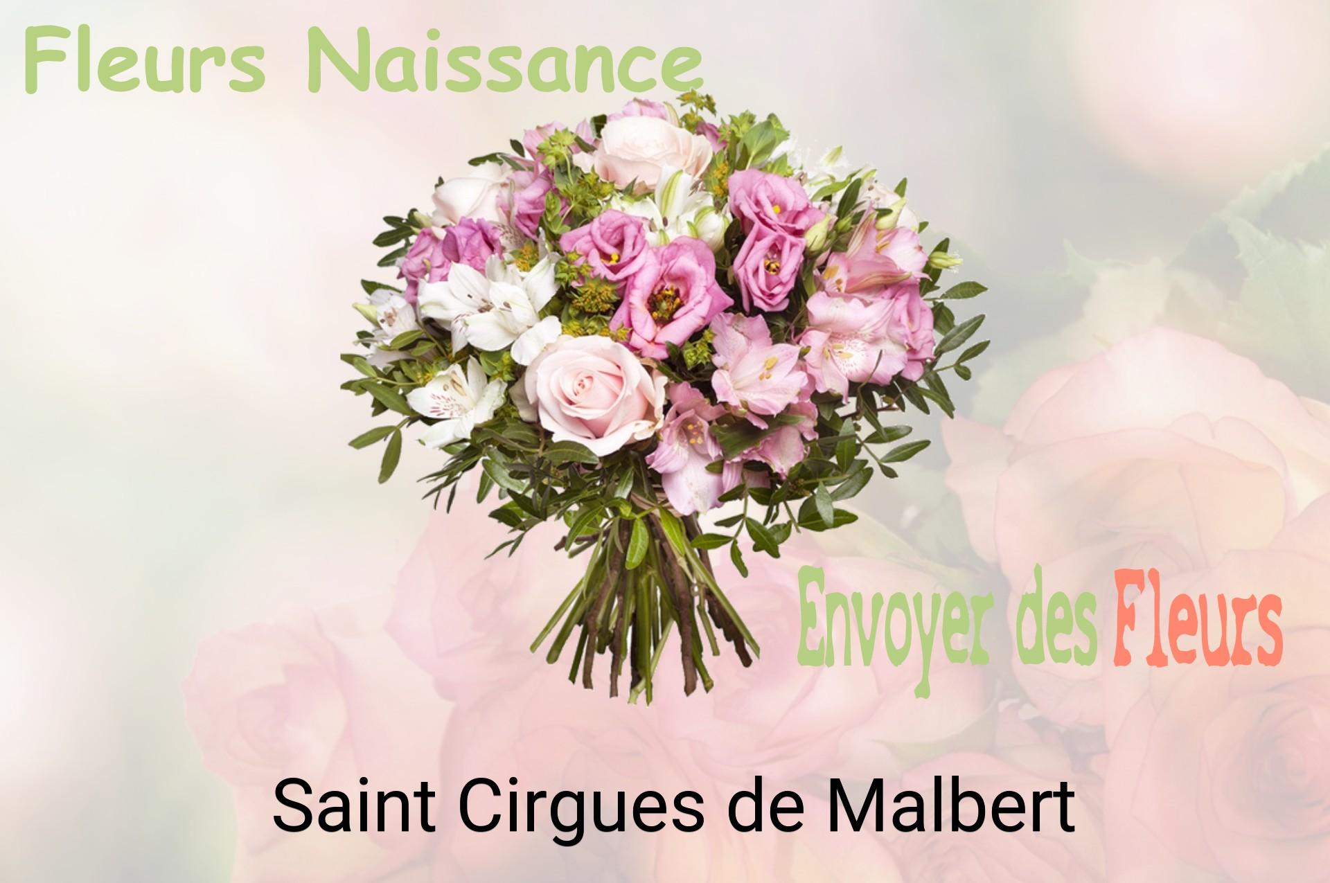 Bouquet de fleurs de naissance livré à Saint-Cirgues-de-Malbert
